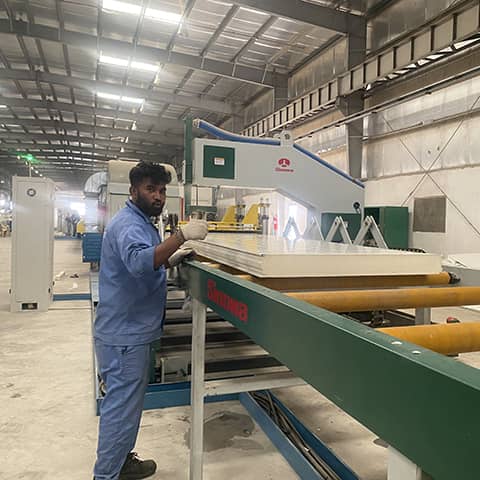 PU Sandwich Panel Line