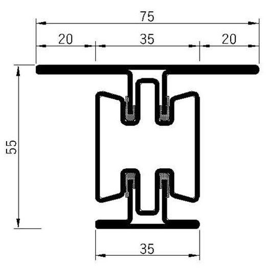 Breaker 55v-60L Fire Insulation Profile Series