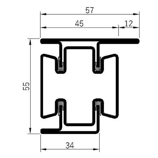 Breaker 55v-60L Fire Insulation Profile Series