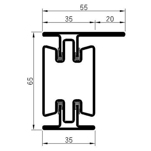 Breaker 65v-60L Fire Insulation Profile Series