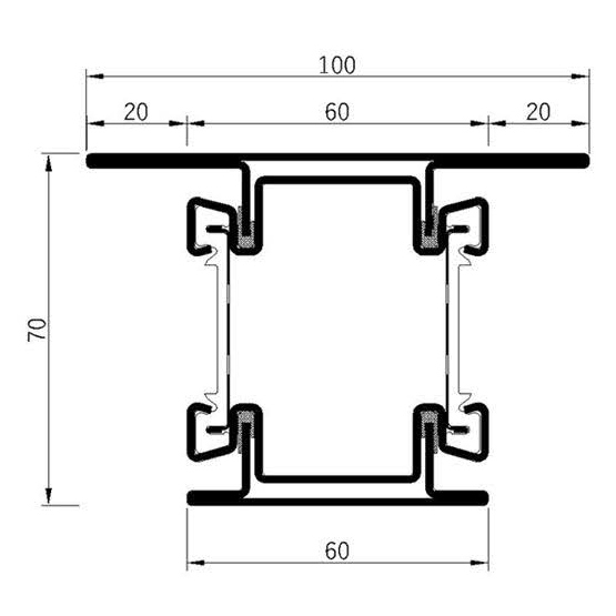 Breaker 70H-60L Fire Insulation Profile Series