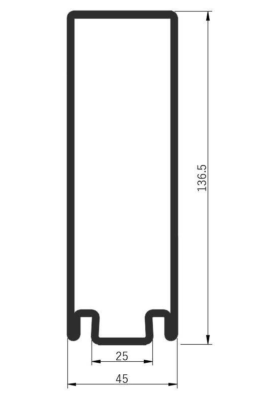 Breaker 65v-60L Fire Insulation Profile Series
