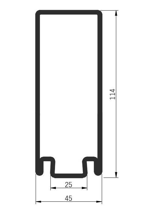 Breaker 65v-60L Fire Insulation Profile Series