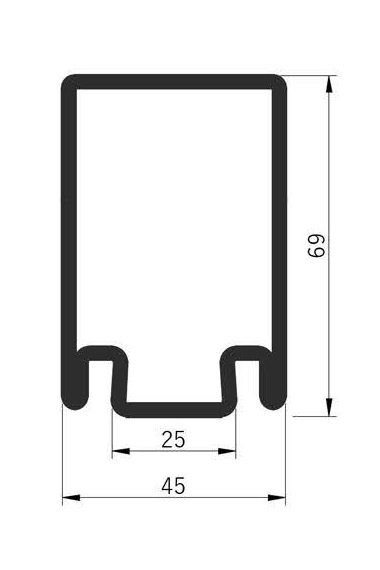 Breaker 65v-60L Fire Insulation Profile Series