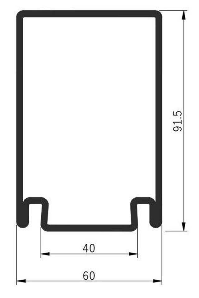 Breaker 65v-60L Fire Insulation Profile Series
