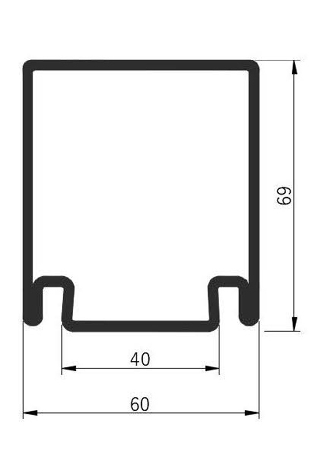 Breaker 65v-60L Fire Insulation Profile Series