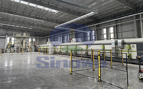 Continuous PU/Phenolic Insulation Board Production